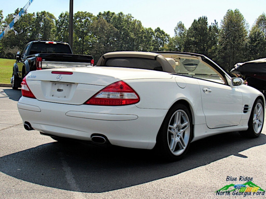 2007 SL 550 Roadster - Alabaster White / Java photo #5