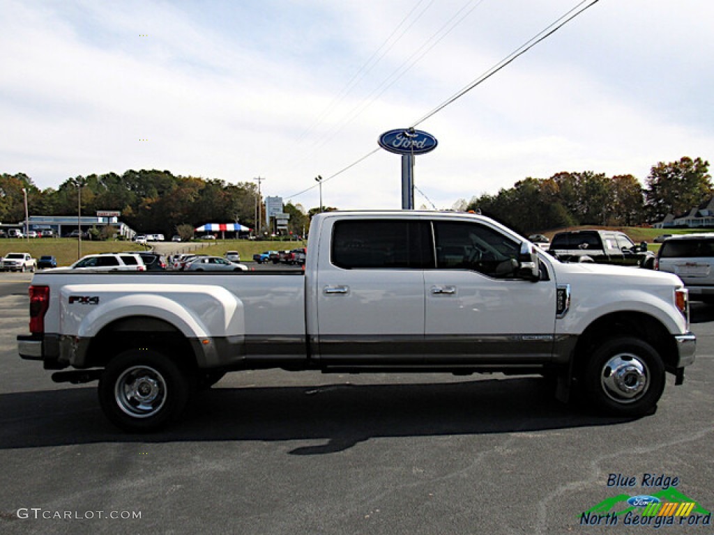 2019 F350 Super Duty King Ranch Crew Cab 4x4 - White Platinum / King Ranch Java photo #6