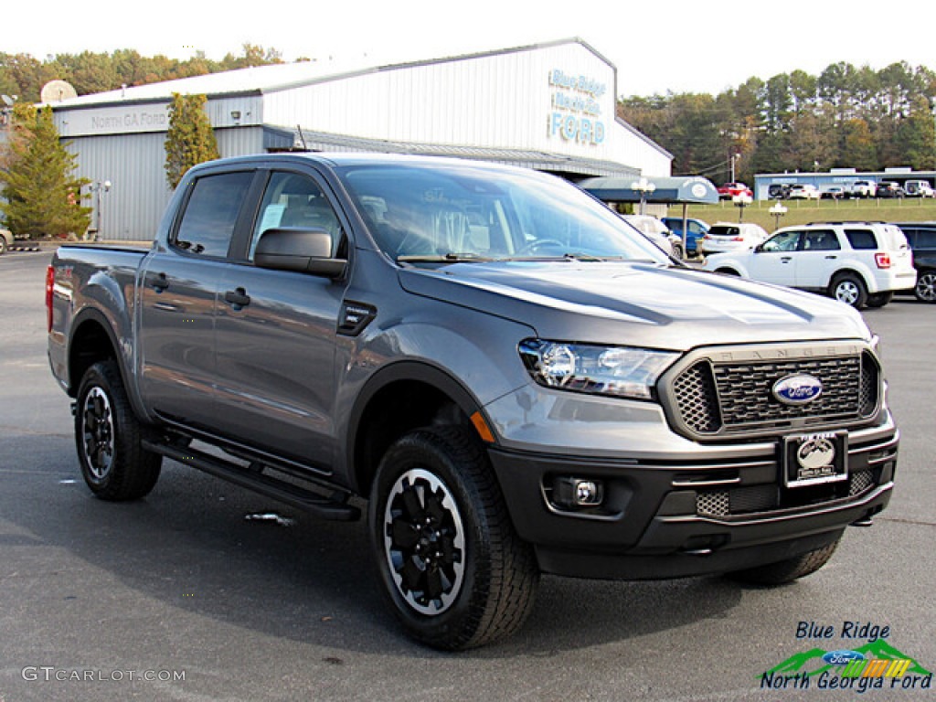 2021 Ranger STX SuperCrew 4x4 - Carbonized Gray Metallic / Ebony photo #7