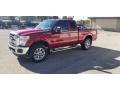 Ruby Red - F250 Super Duty Lariat Super Cab 4x4 Photo No. 6