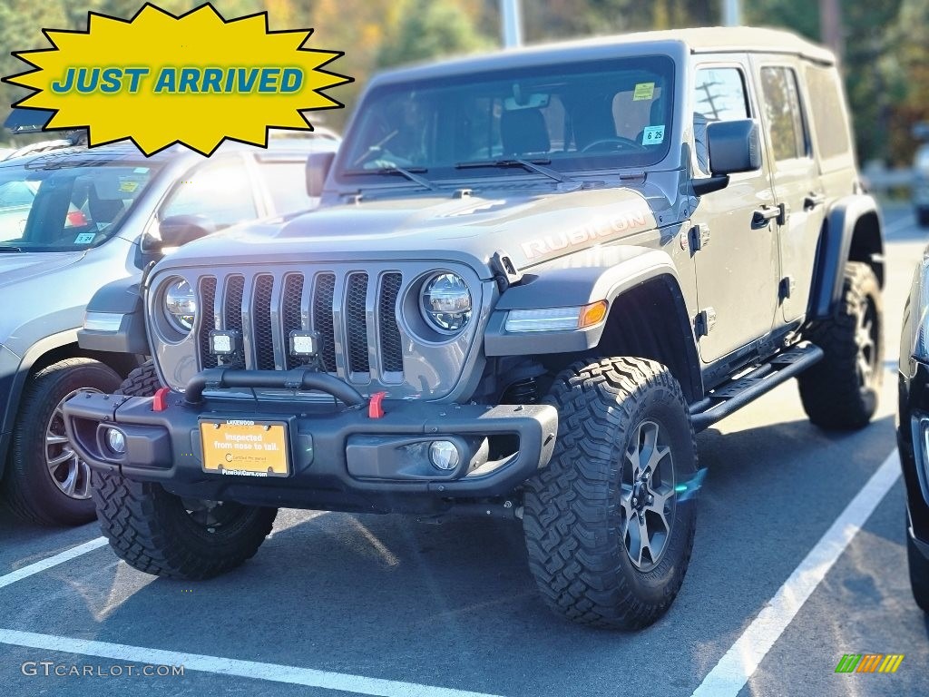 2020 Wrangler Unlimited Rubicon 4x4 - Sting-Gray / Black photo #1