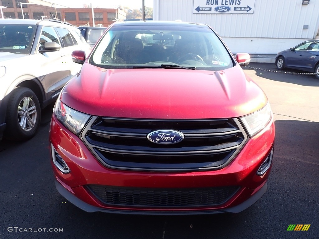 2017 Edge Sport AWD - Ruby Red Metallic / Ebony photo #3