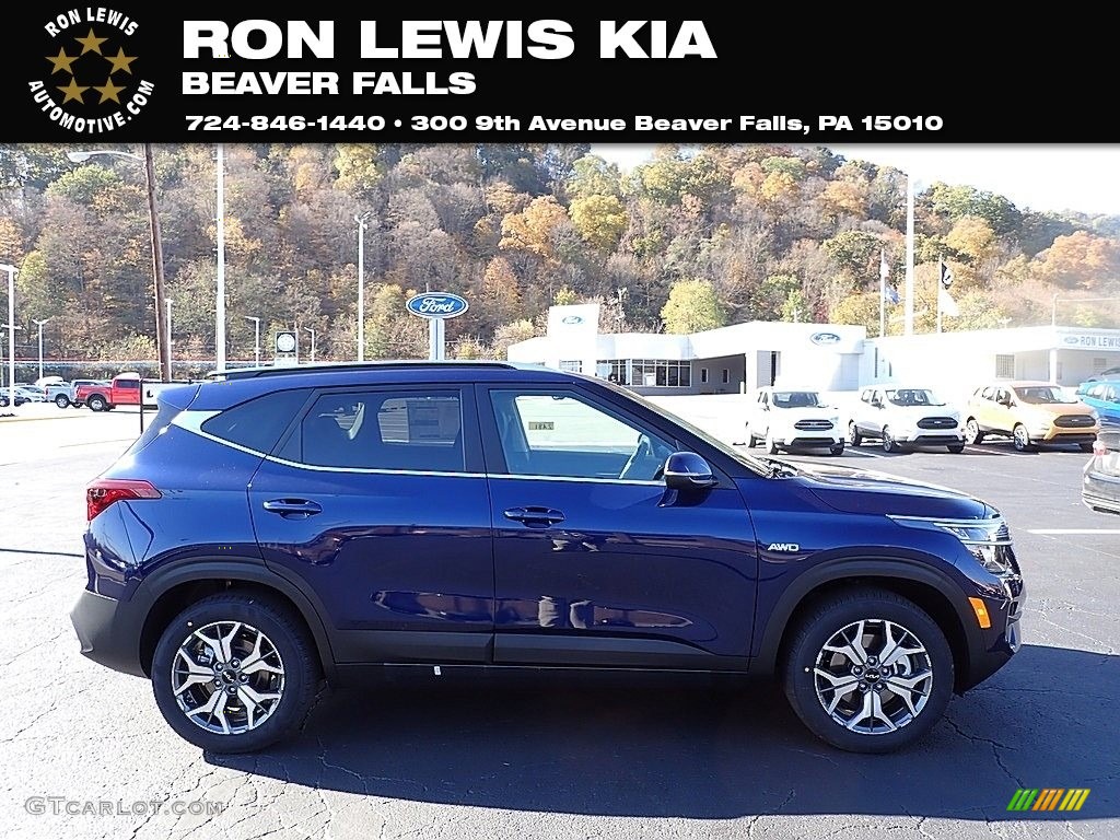 2022 Seltos EX AWD - Neptune Blue / Black photo #1