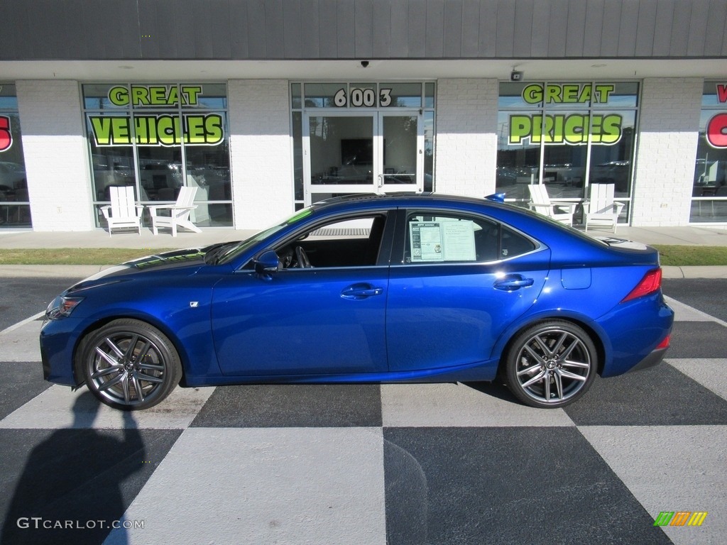 2020 IS 350 F Sport - Ultrasonic Blue Mica 2.0 / Black photo #1