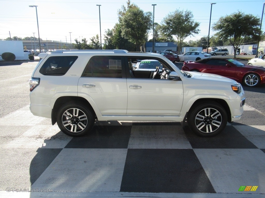 2017 4Runner Limited 4x4 - Blizzard Pearl White / Sand Beige photo #3
