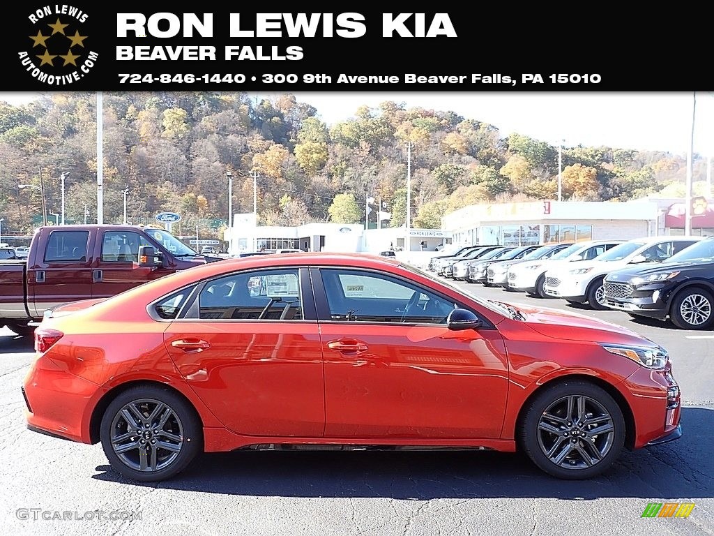 2021 Fire Orange Kia Forte GTLine 143201344 Photo 10