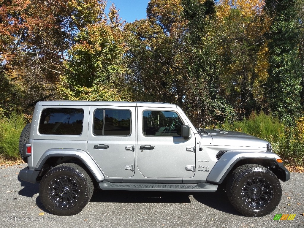 2020 Wrangler Unlimited Sahara 4x4 - Billet Silver Metallic / Black photo #5