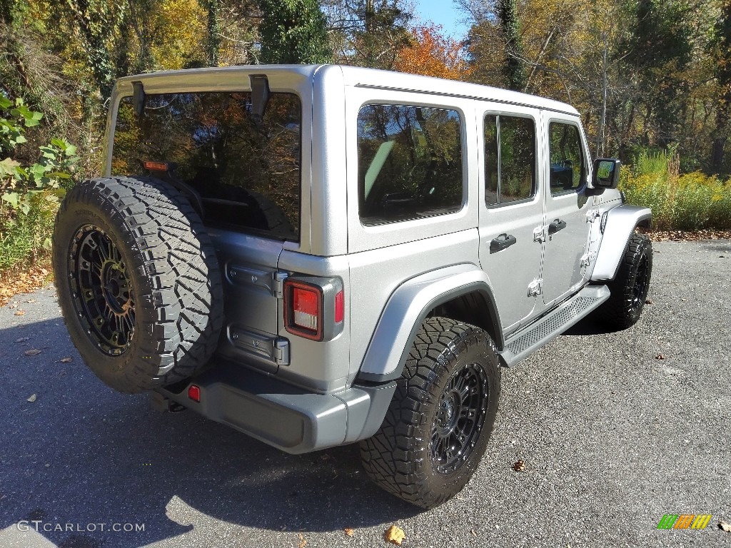 2020 Wrangler Unlimited Sahara 4x4 - Billet Silver Metallic / Black photo #6