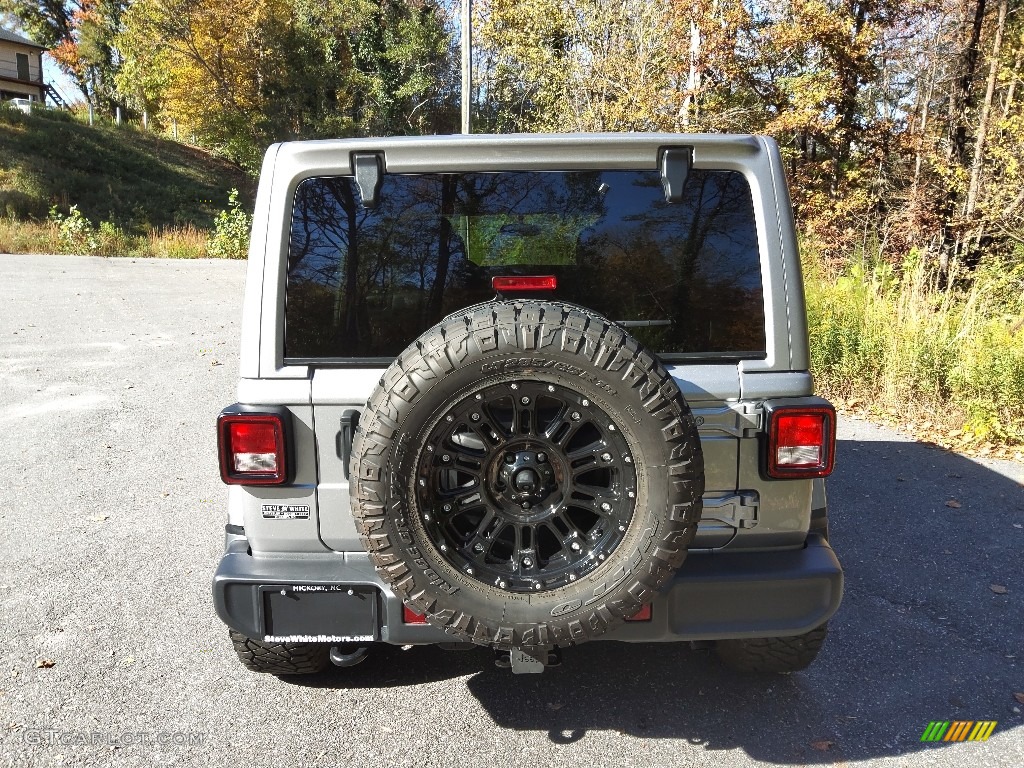 2020 Wrangler Unlimited Sahara 4x4 - Billet Silver Metallic / Black photo #7