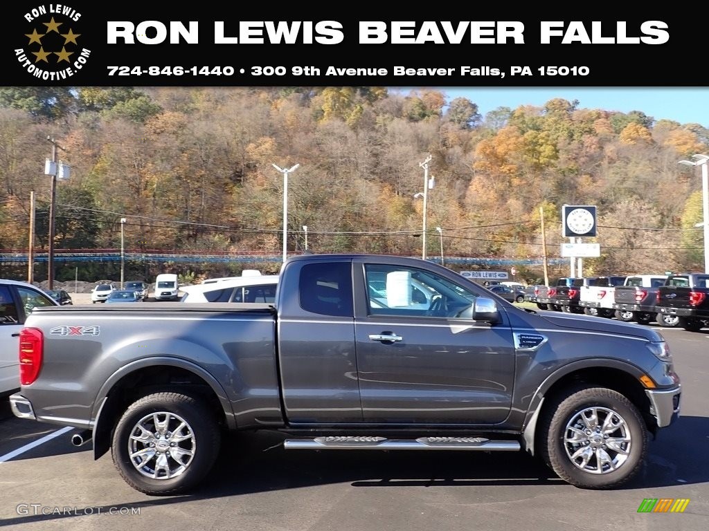 2020 Ranger Lariat SuperCab 4x4 - Magnetic / Ebony photo #1