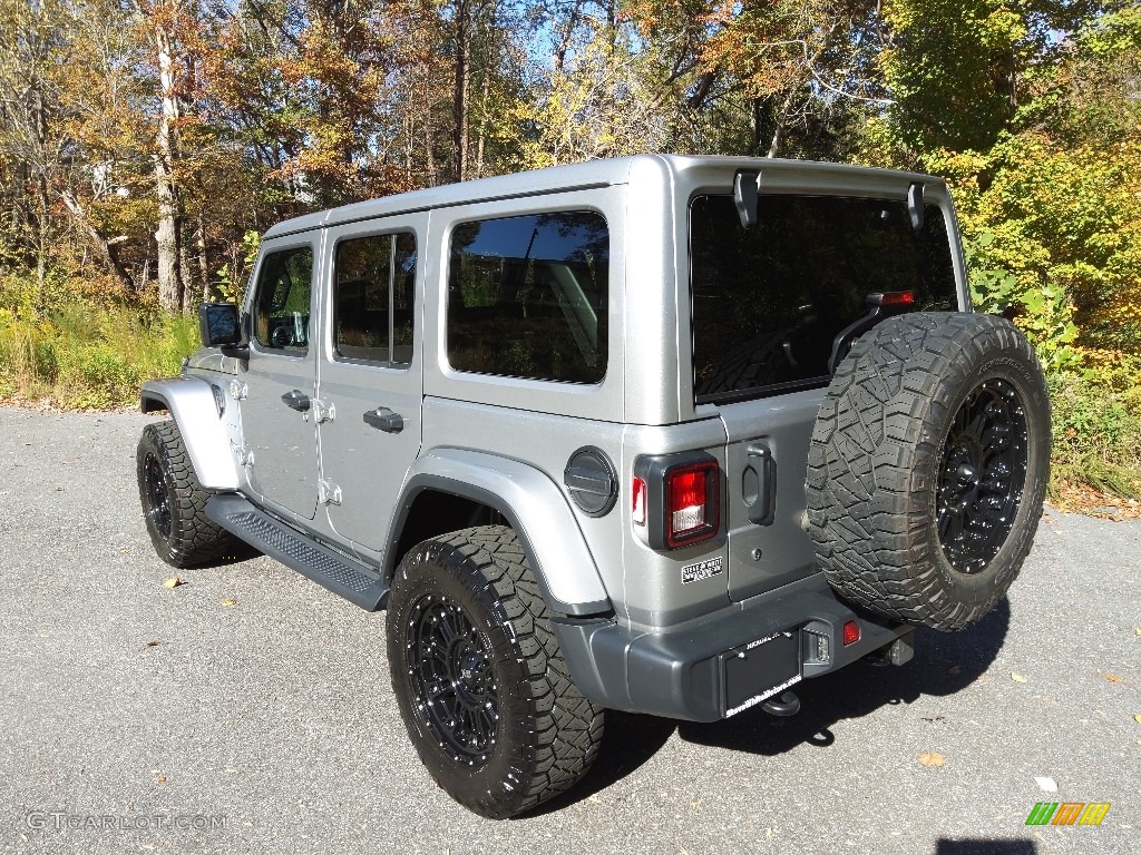2020 Wrangler Unlimited Sahara 4x4 - Billet Silver Metallic / Black photo #8