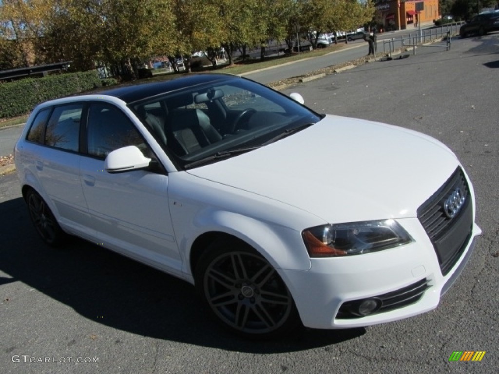 2010 A3 2.0 TFSI - Ibis White / Black photo #3