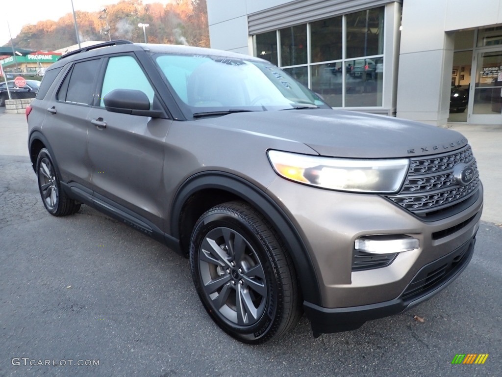 2021 Explorer XLT 4WD - Stone Gray Metallic / Light Slate photo #9