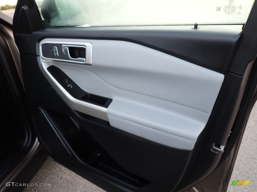 2021 Ford Explorer XLT 4WD Light Slate Door Panel Photo #143205801