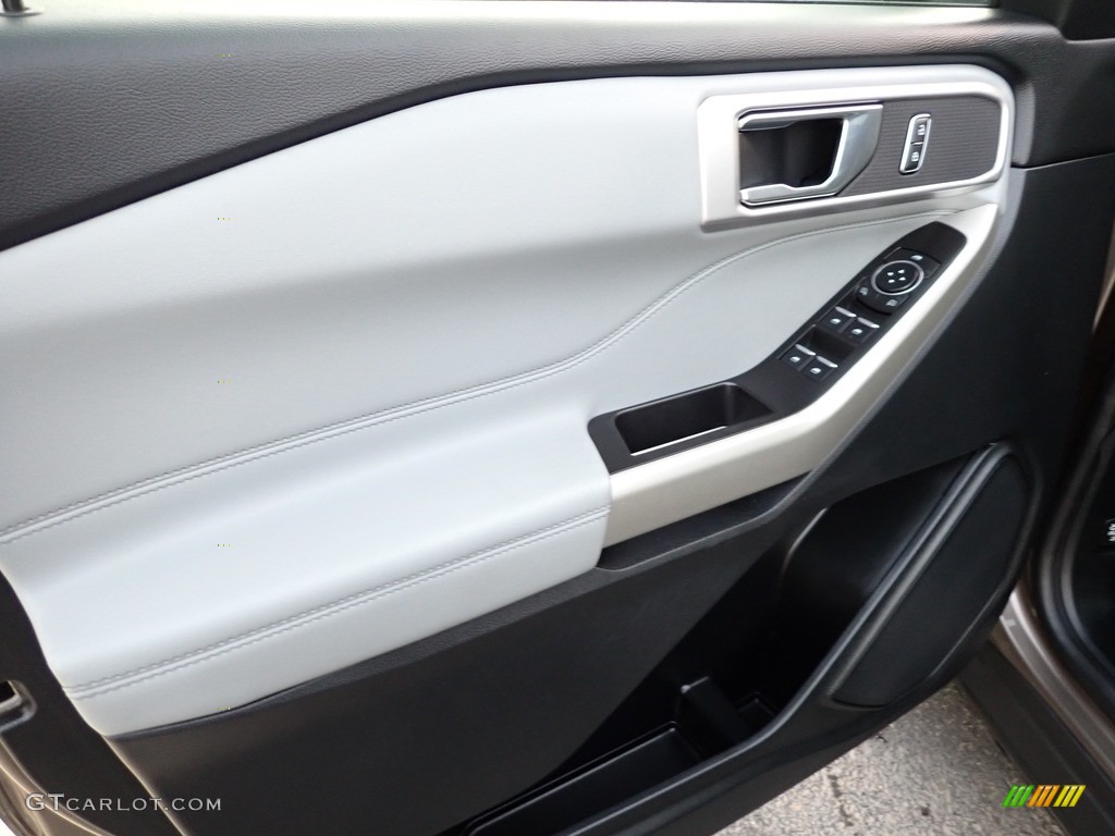 2021 Ford Explorer XLT 4WD Light Slate Door Panel Photo #143205924