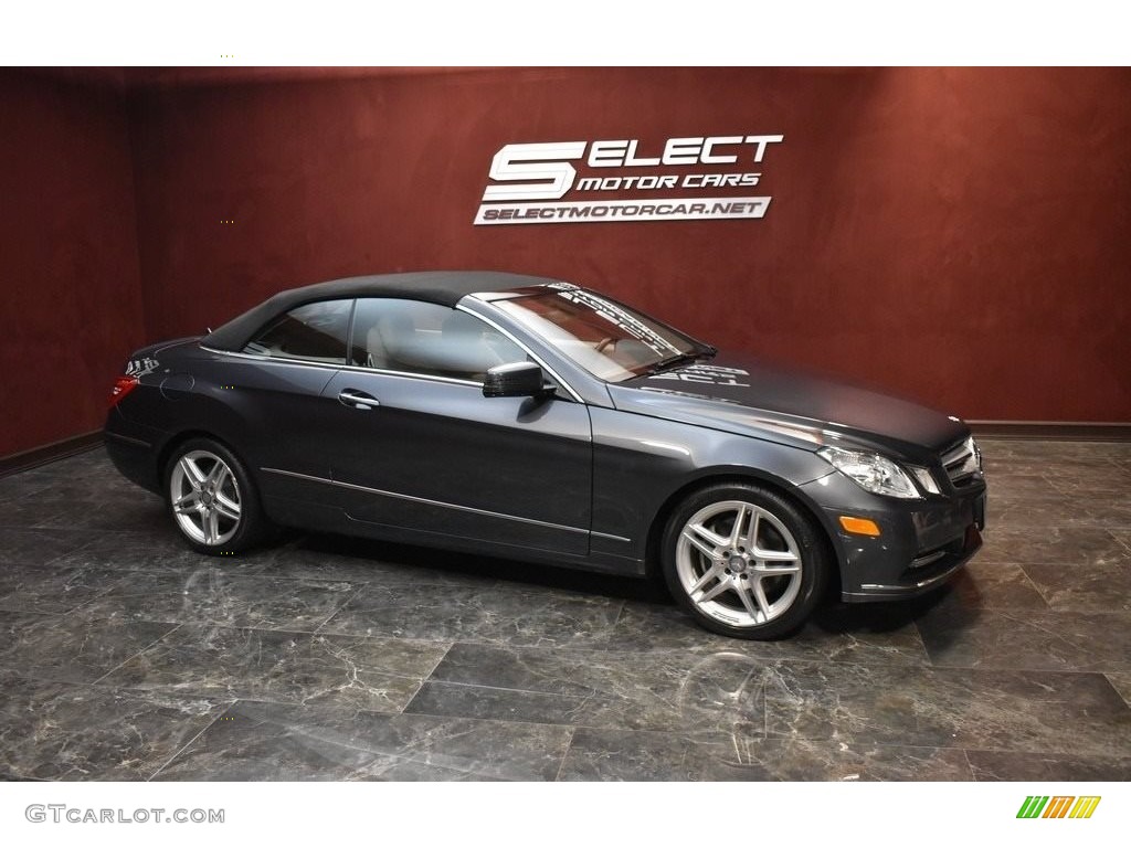 2013 E 350 Cabriolet - Steel Grey Metallic / Almond/Mocha photo #3