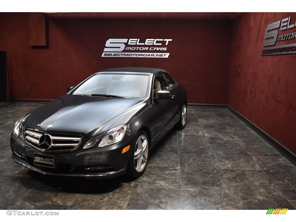 2013 E 350 Cabriolet - Steel Grey Metallic / Almond/Mocha photo #5