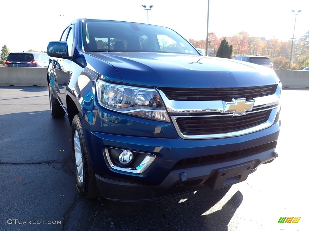 2019 Colorado LT Crew Cab 4x4 - Pacific Blue Metallic / Jet Black photo #11