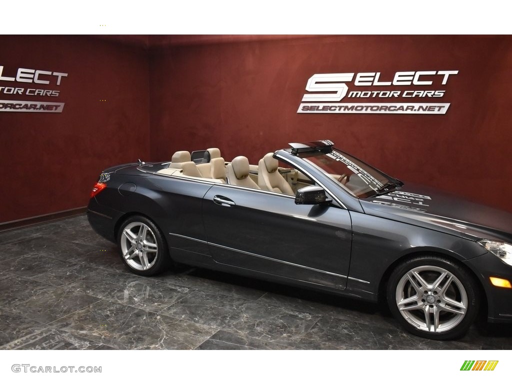2013 E 350 Cabriolet - Steel Grey Metallic / Almond/Mocha photo #7