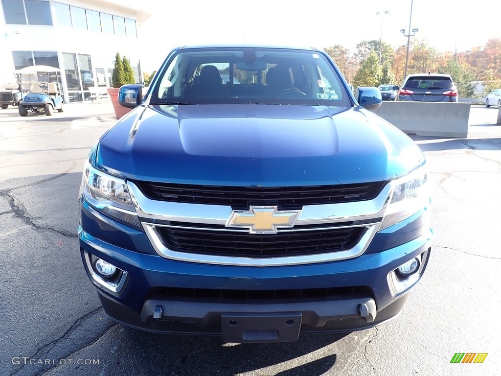 2019 Colorado LT Crew Cab 4x4 - Pacific Blue Metallic / Jet Black photo #12