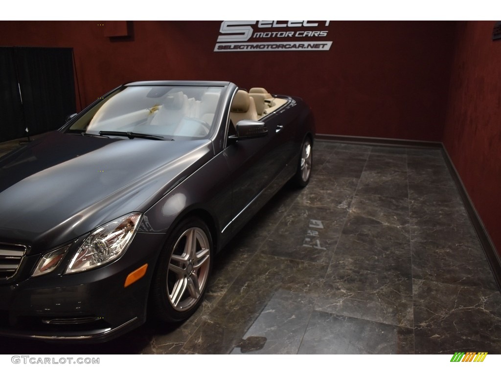 2013 E 350 Cabriolet - Steel Grey Metallic / Almond/Mocha photo #8