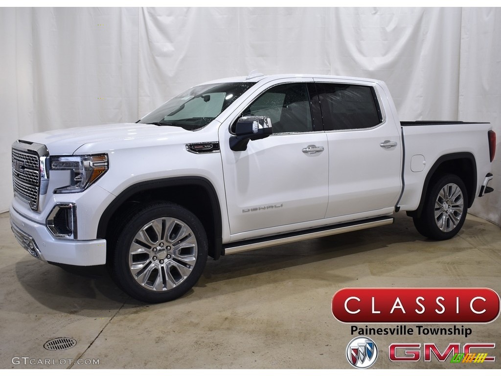 2022 Sierra 1500 Limited Denali Crew Cab 4WD - White Frost Tricoat / Jet Black photo #1