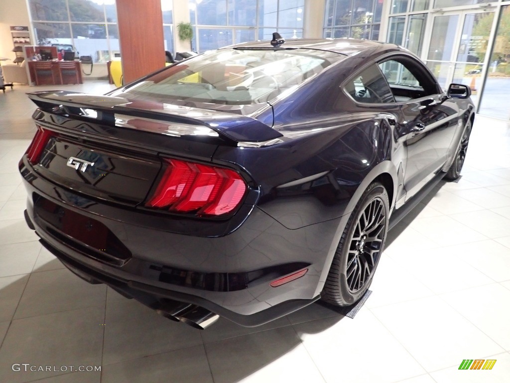 2021 Mustang GT Premium Fastback - Antimatter Blue Metallic / Ebony photo #2