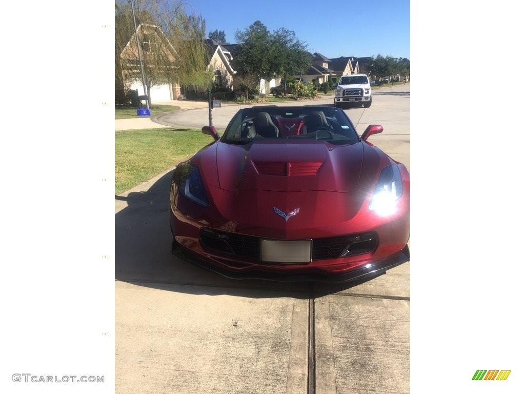 2016 Corvette Z06 Convertible - Long Beach Red Metallic Tintcoat / Brownstone photo #8