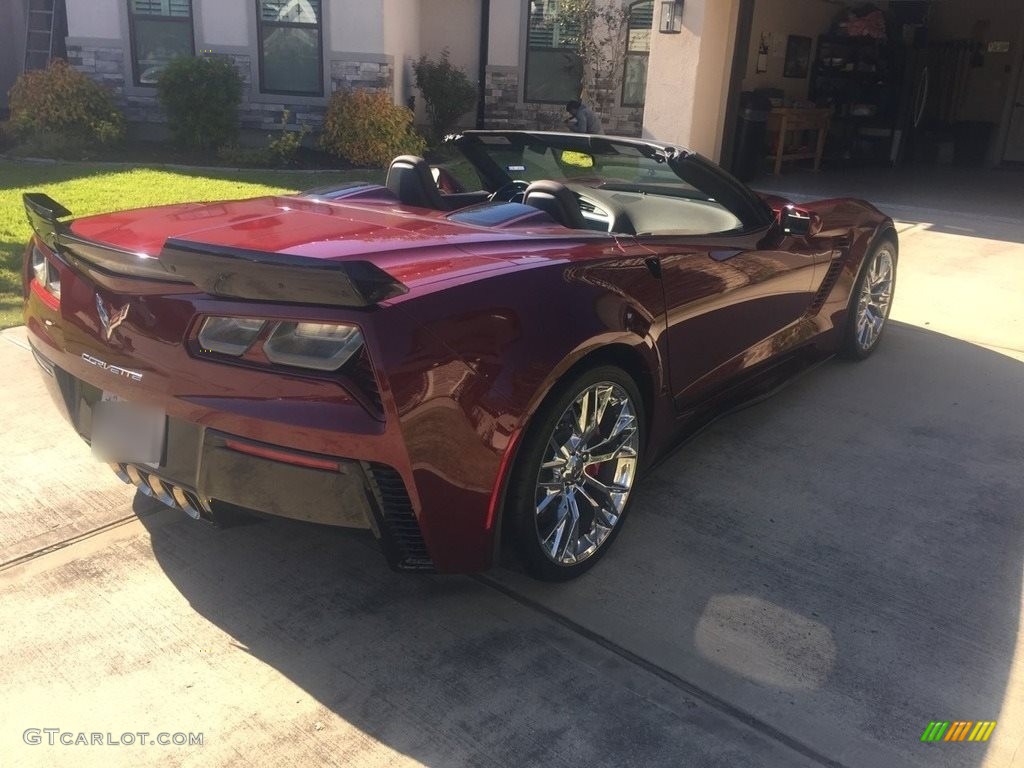 2016 Corvette Z06 Convertible - Long Beach Red Metallic Tintcoat / Brownstone photo #11