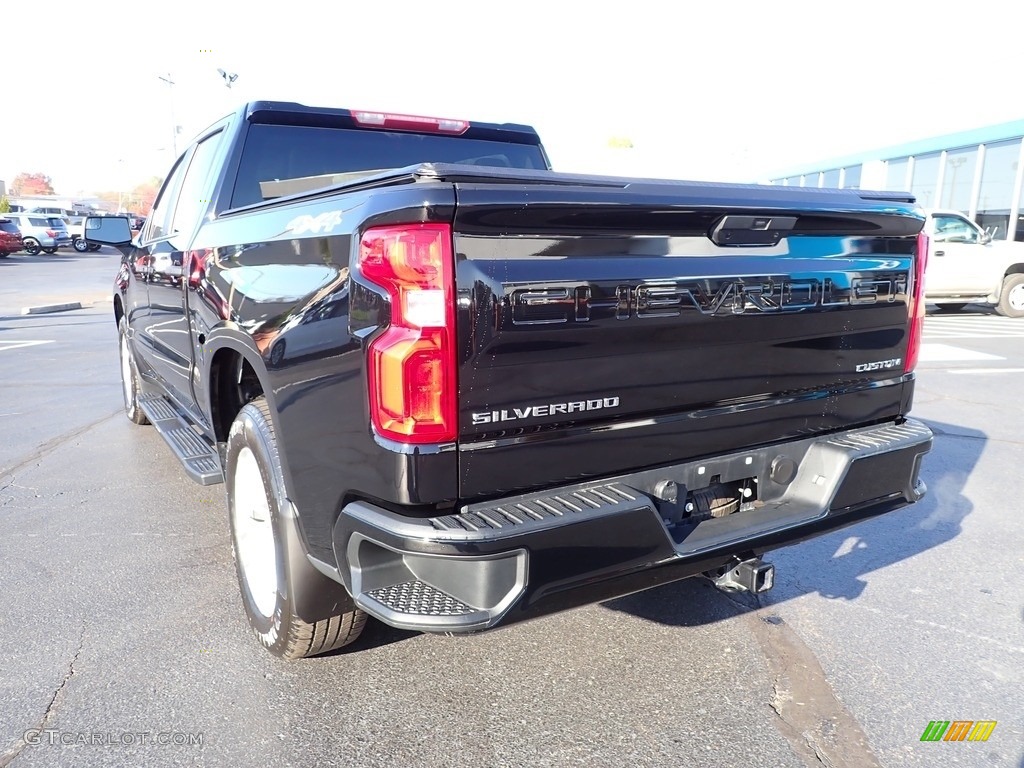 2019 Silverado 1500 Custom Crew Cab 4WD - Black / Jet Black photo #5