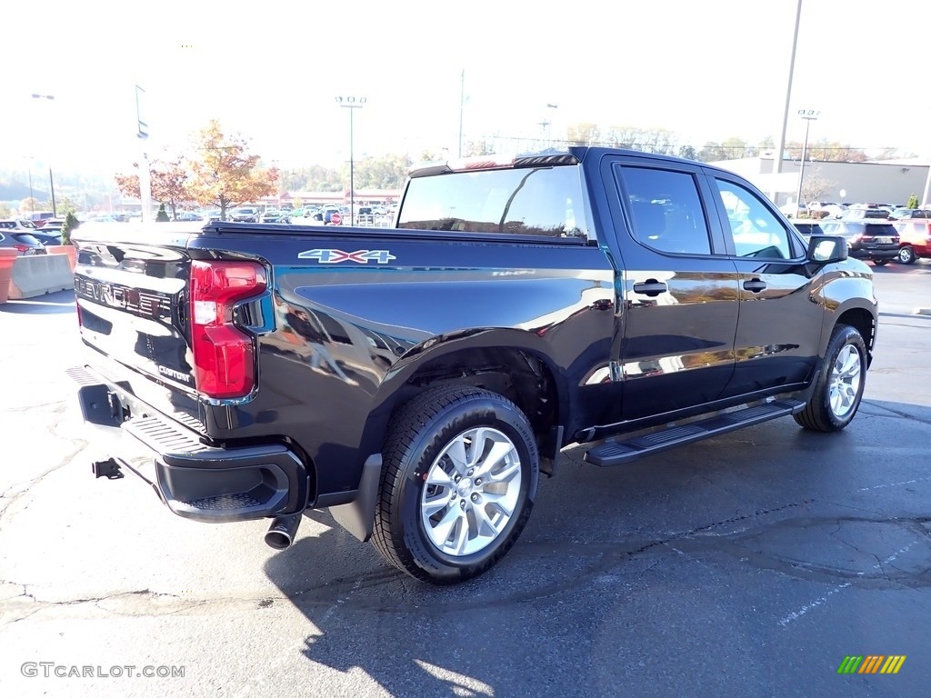 2019 Silverado 1500 Custom Crew Cab 4WD - Black / Jet Black photo #8