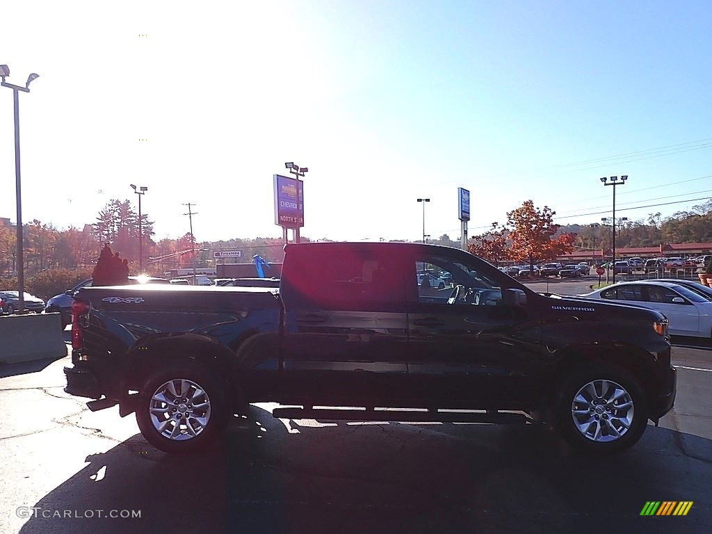 2019 Silverado 1500 Custom Crew Cab 4WD - Black / Jet Black photo #9