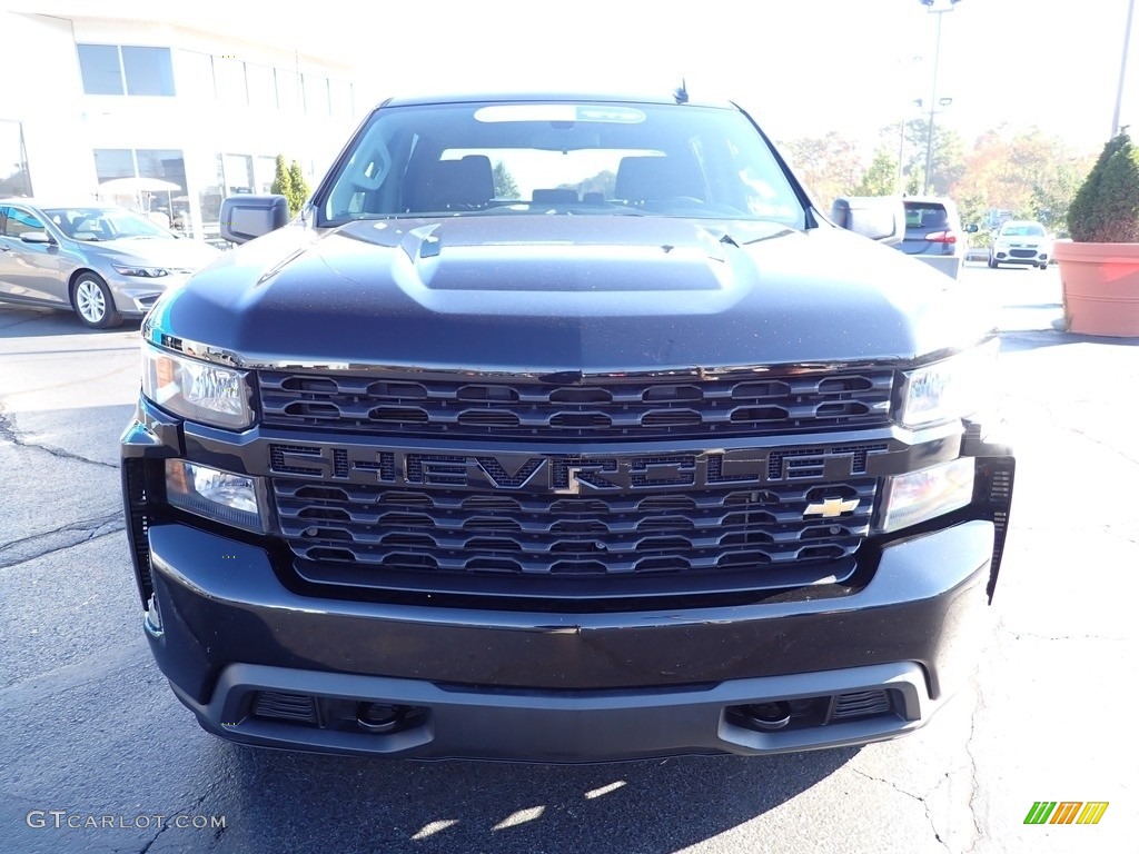 2019 Silverado 1500 Custom Crew Cab 4WD - Black / Jet Black photo #12