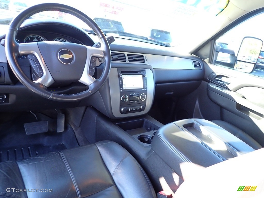 Ebony Interior 2014 Chevrolet Silverado 2500HD LTZ Crew Cab 4x4 Photo #143206932