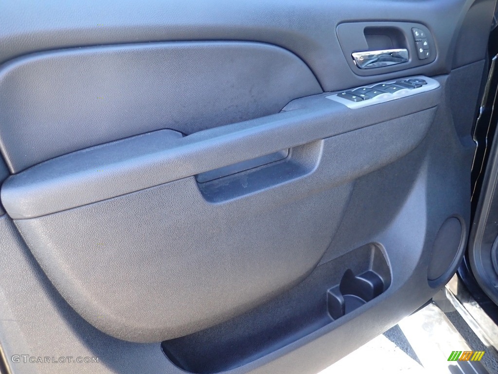 2014 Chevrolet Silverado 2500HD LTZ Crew Cab 4x4 Ebony Door Panel Photo #143206938