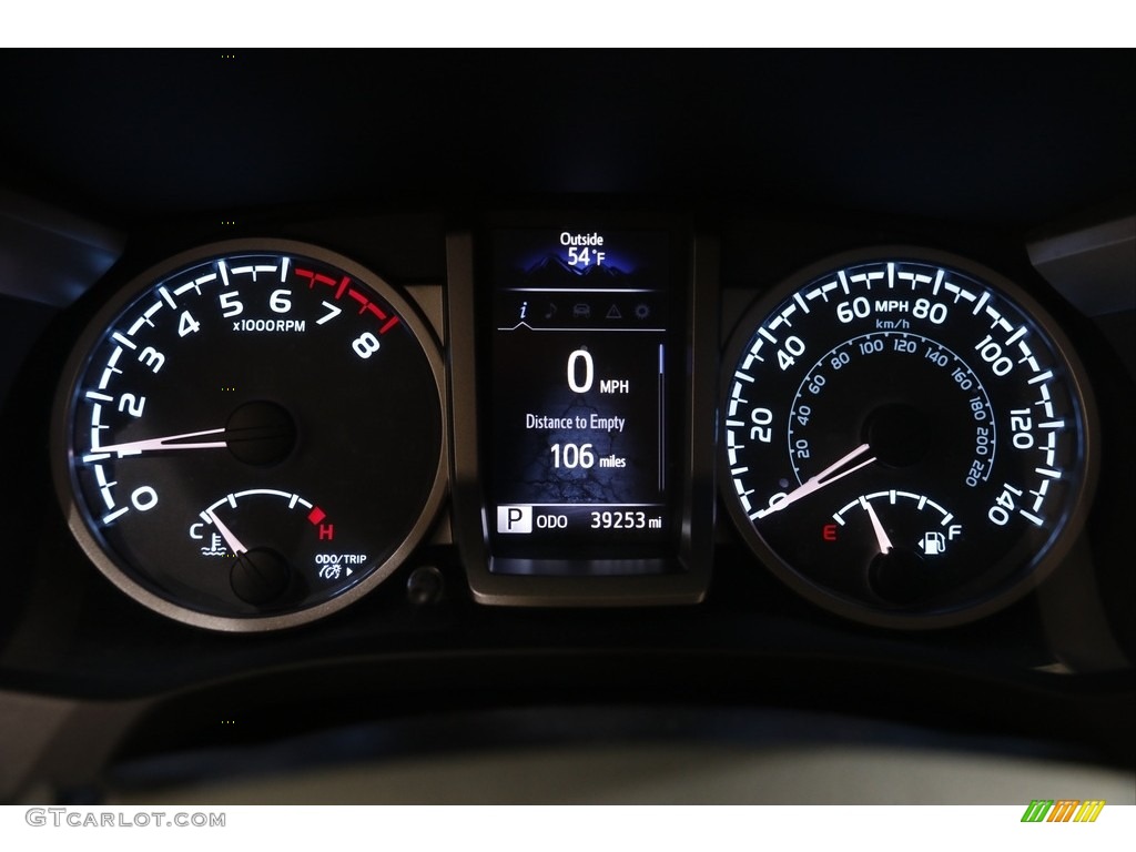 2018 Tacoma SR5 Double Cab 4x4 - Blazing Blue Pearl / Cement Gray photo #8