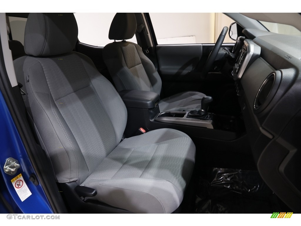 2018 Tacoma SR5 Double Cab 4x4 - Blazing Blue Pearl / Cement Gray photo #15