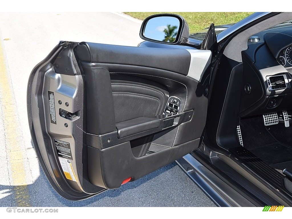 2012 Aston Martin DBS Coupe Obsidian Black Door Panel Photo #143208886