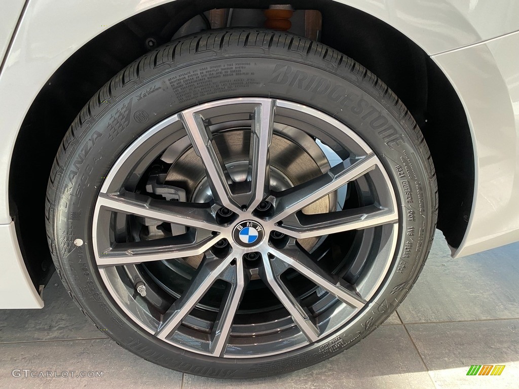 2022 3 Series 330i xDrive Sedan - Mineral White Metallic / Cognac photo #3