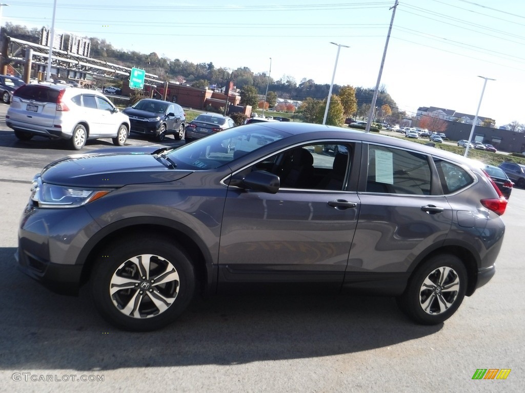 2018 CR-V LX AWD - Modern Steel Metallic / Black photo #5