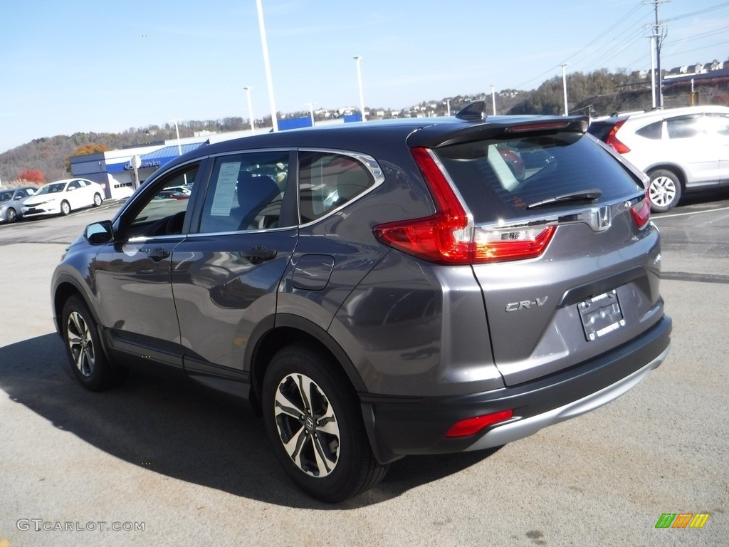 2018 CR-V LX AWD - Modern Steel Metallic / Black photo #6