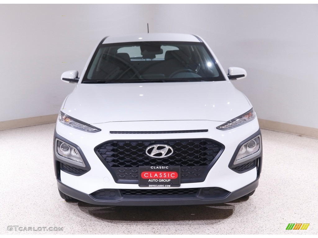 2019 Kona SE - Chalk White / Black photo #2