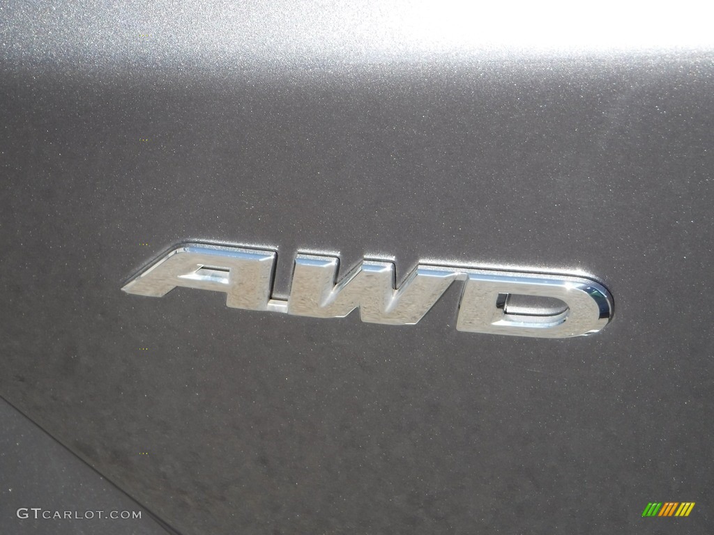 2018 CR-V LX AWD - Modern Steel Metallic / Black photo #9