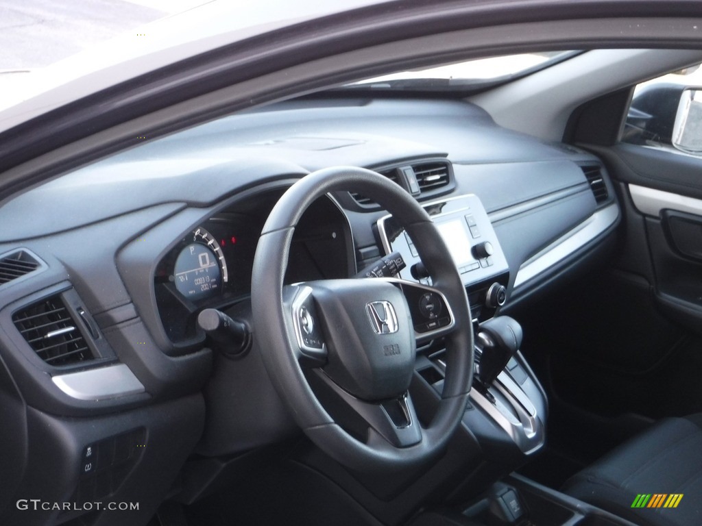 2018 CR-V LX AWD - Modern Steel Metallic / Black photo #11