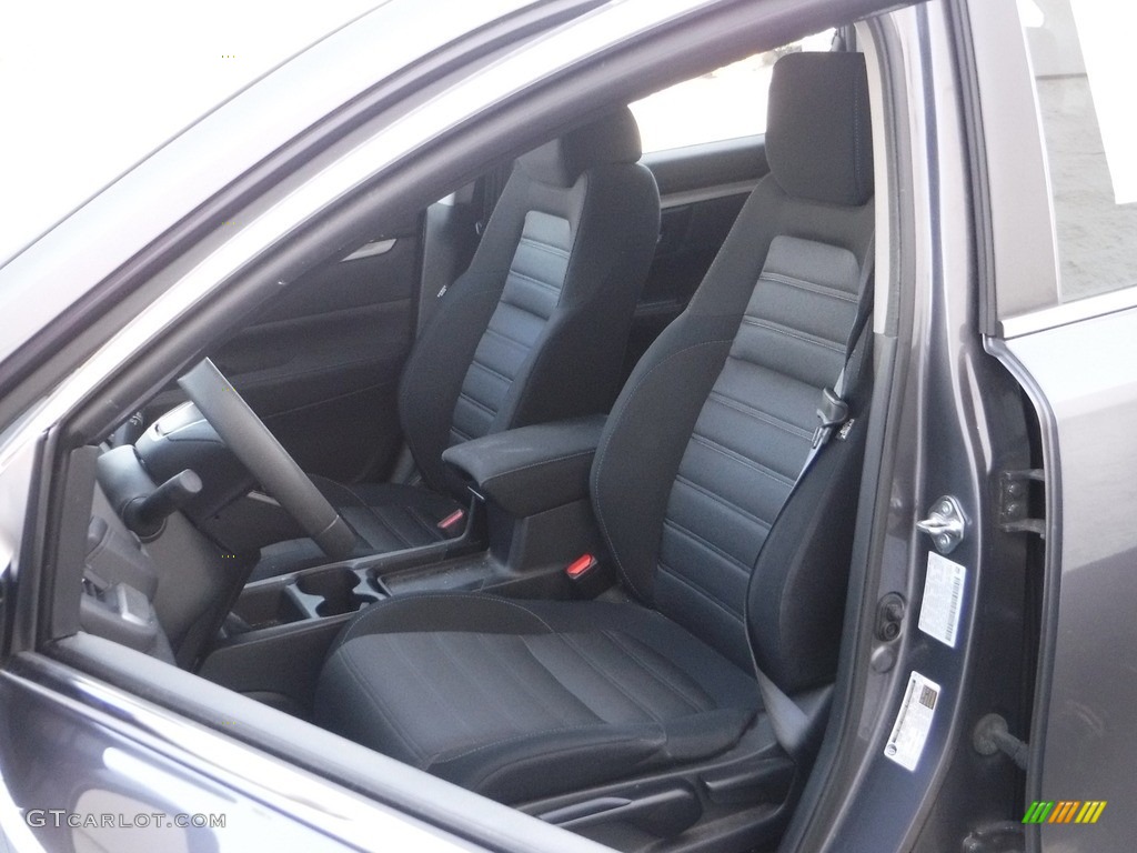 2018 CR-V LX AWD - Modern Steel Metallic / Black photo #12