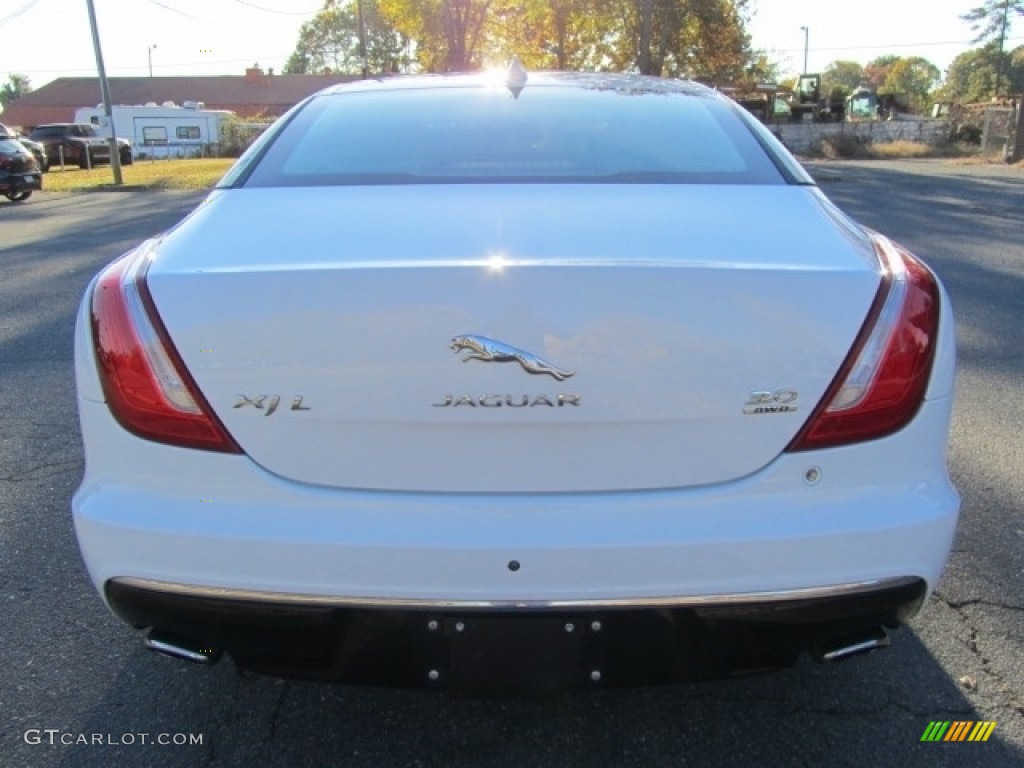 2016 XJ L 3.0 AWD - Polaris White / Cashew/Truffle photo #9