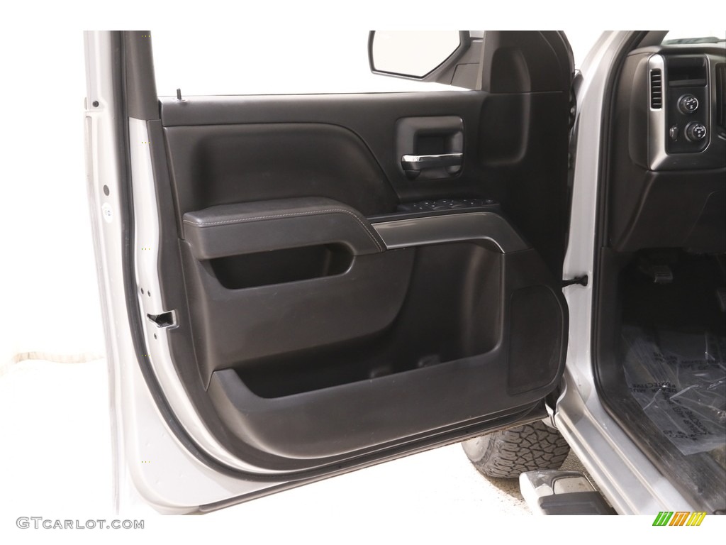 2016 Chevrolet Silverado 1500 LT Double Cab 4x4 Jet Black Door Panel Photo #143209795