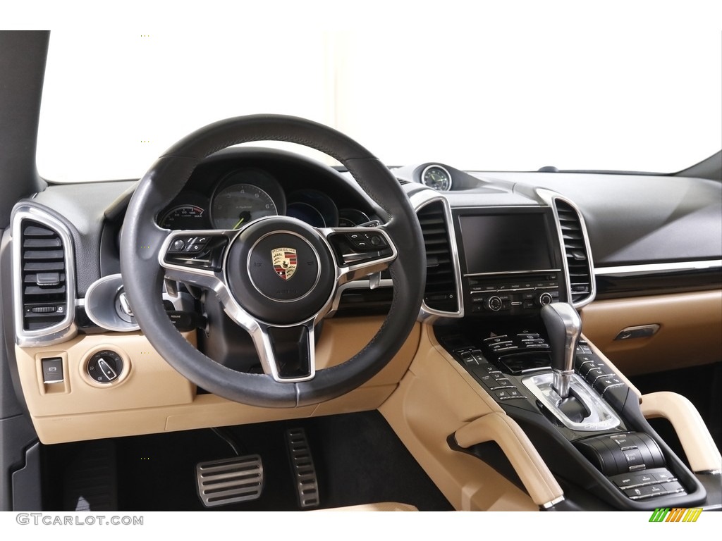 2016 Cayenne S E-Hybrid - White / Black/Luxor Beige photo #6