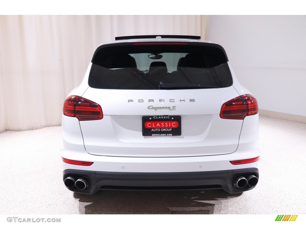 2016 Cayenne S E-Hybrid - White / Black/Luxor Beige photo #22