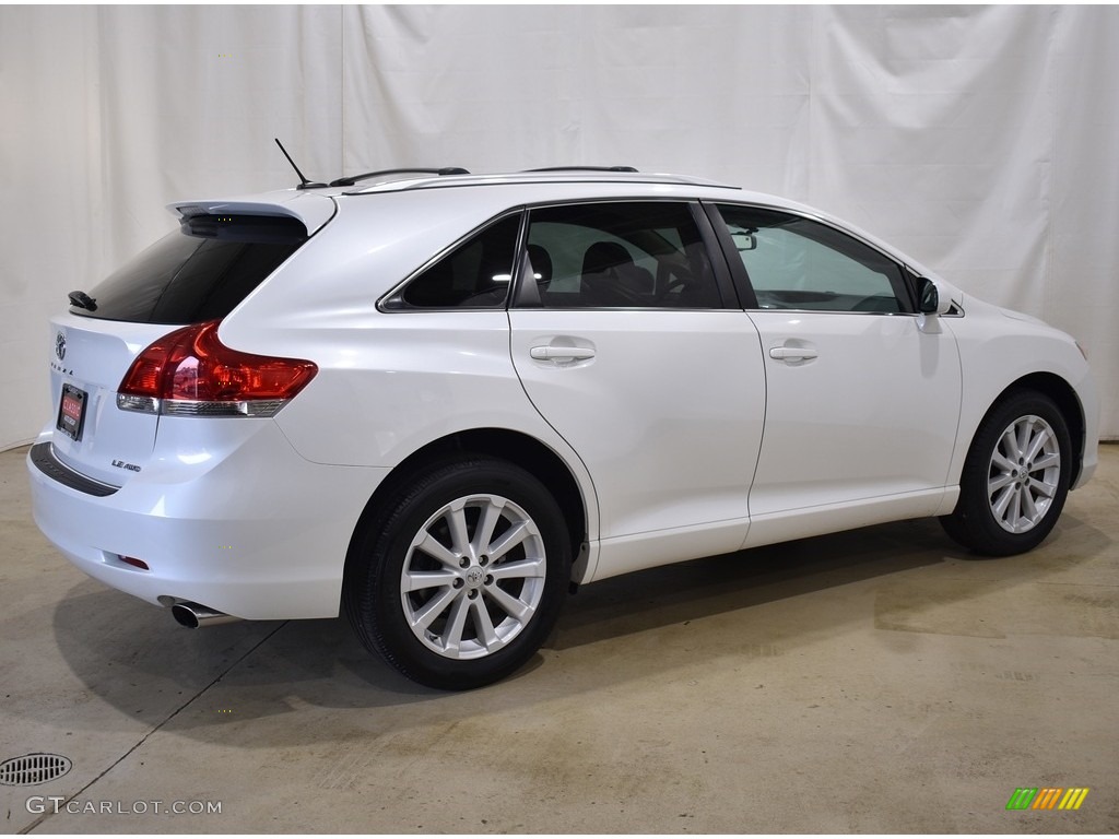 2012 Venza LE AWD - Blizzard White Pearl / Ivory photo #2